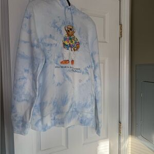 Classic Blue Tie-Dye men’s Hoodie